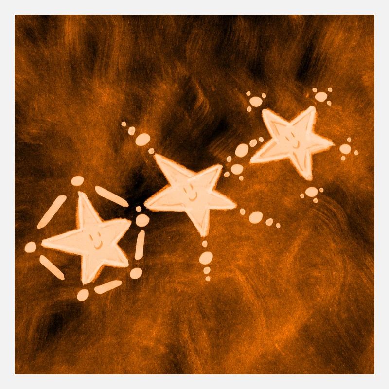 THREE ORANGE STARS