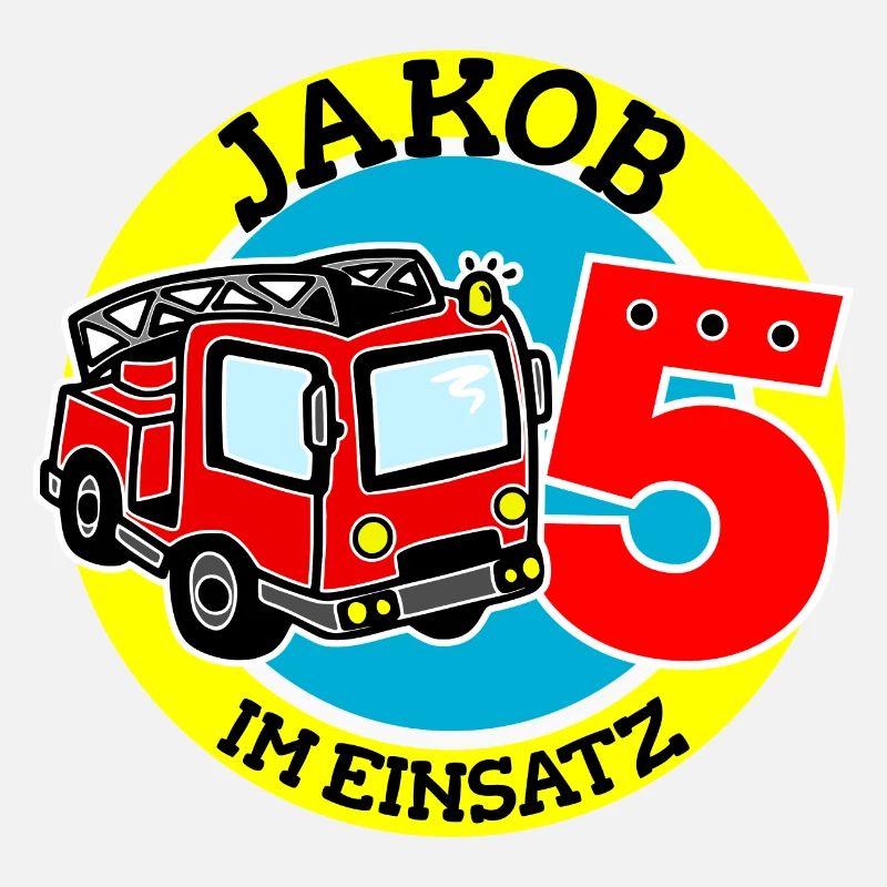 Name Jakob 5. Geburtstag Personalisiert
