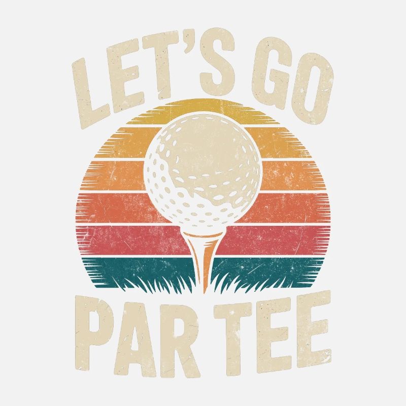 Par tee lustiges Golf Design