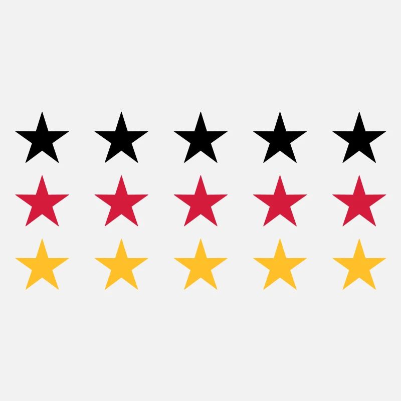 German Flag Stars Design