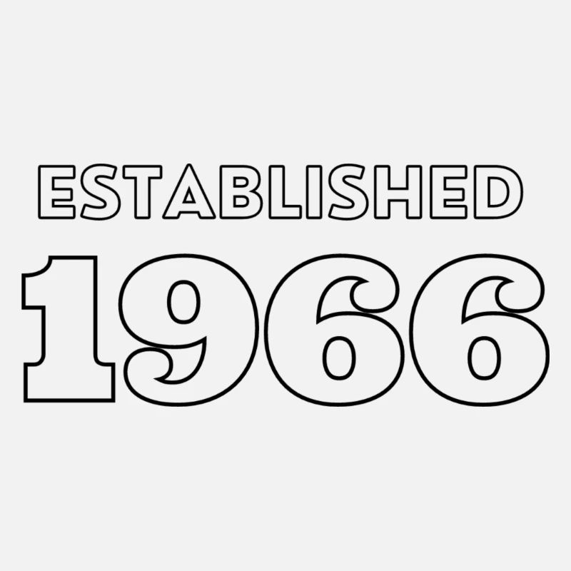 Established 1966 - Feier dein Geburtsjahr