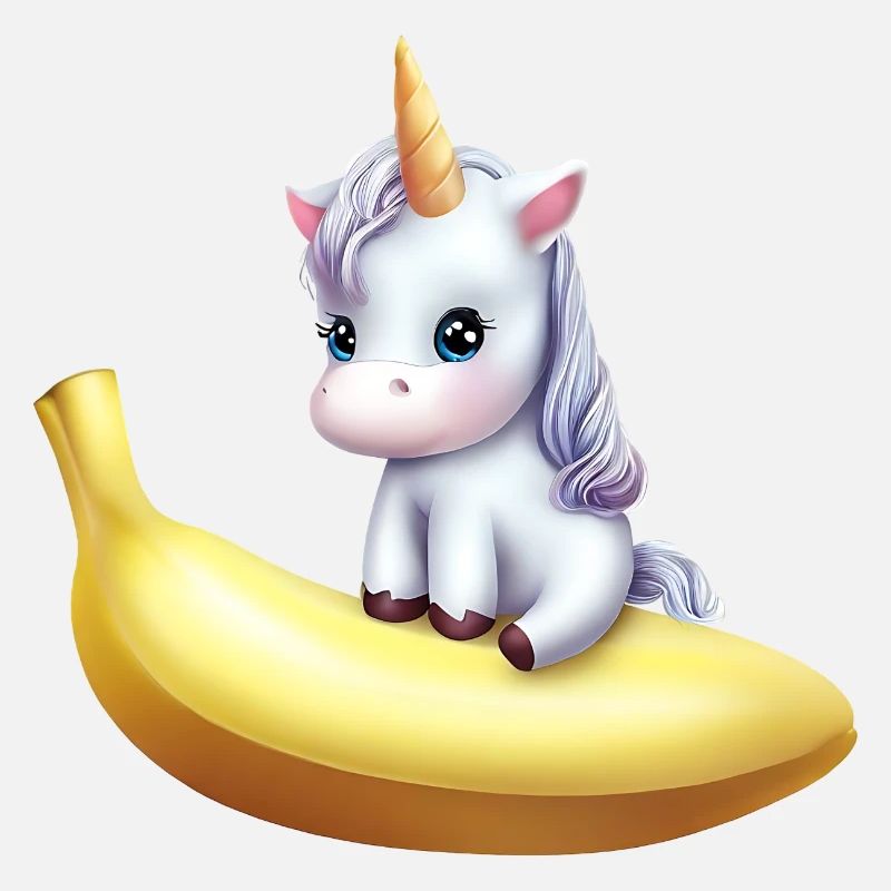 Einhorn auf Banane