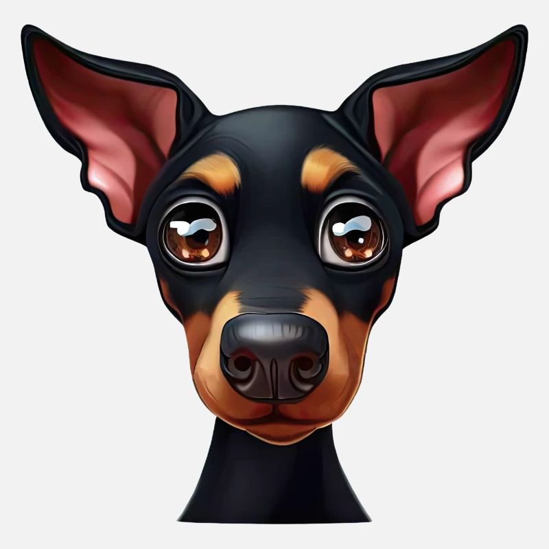 Charming Doberman Portrait