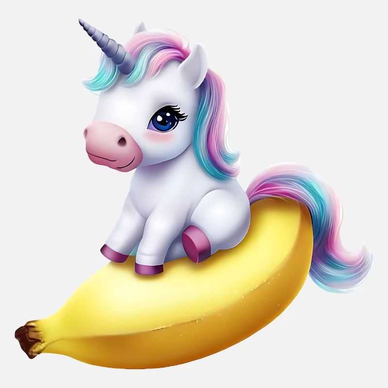 Einhorn auf Banane