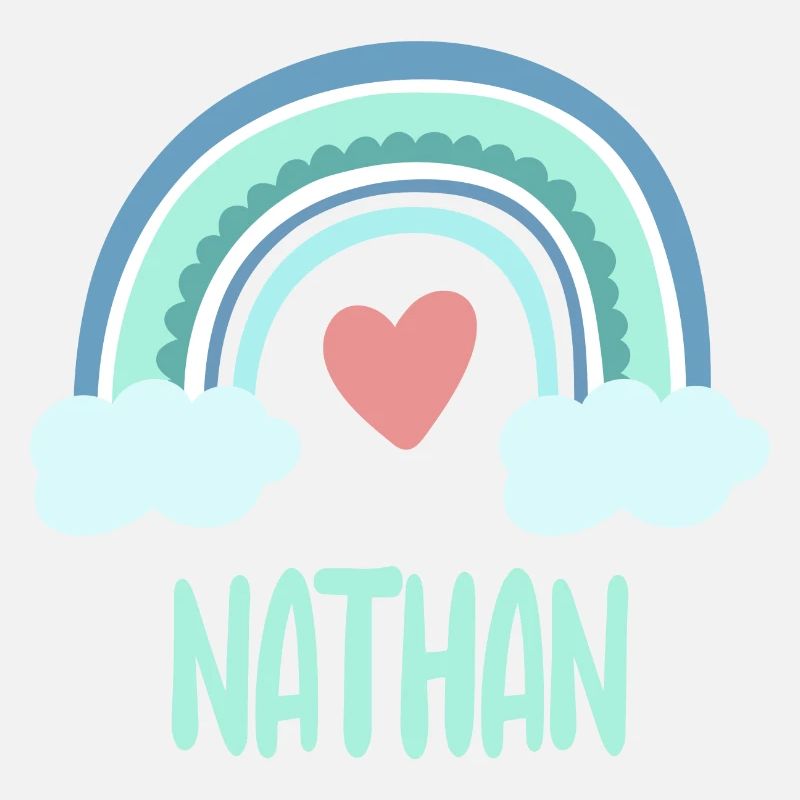 Nathan Name Rainbow Baby