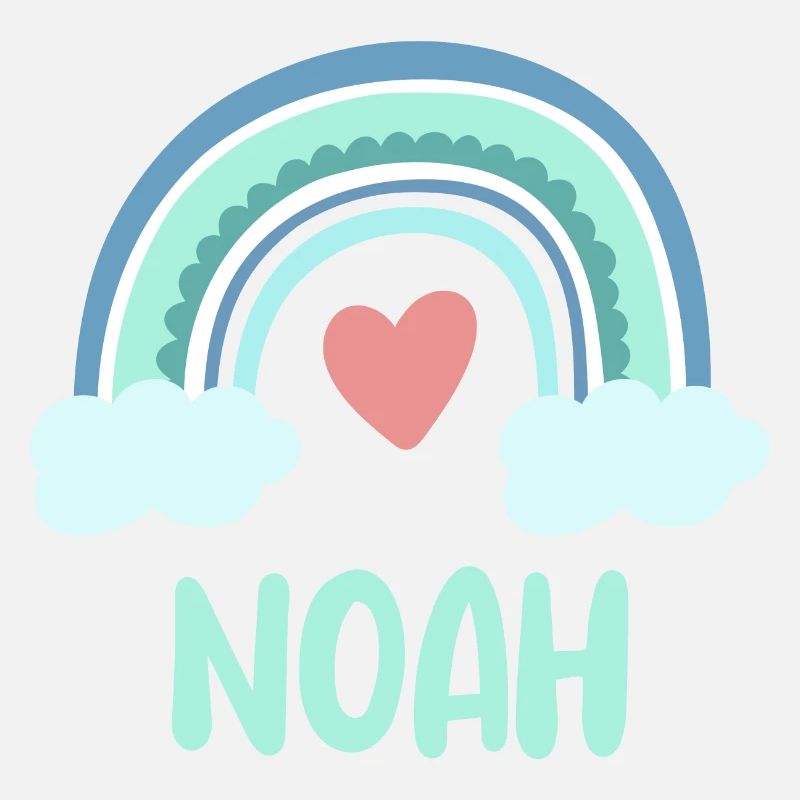 Noah Name Rainbow Baby