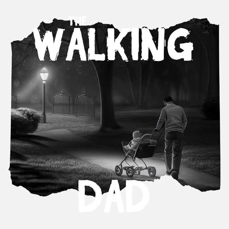 The Walking Dad - Walking with strollers in the park