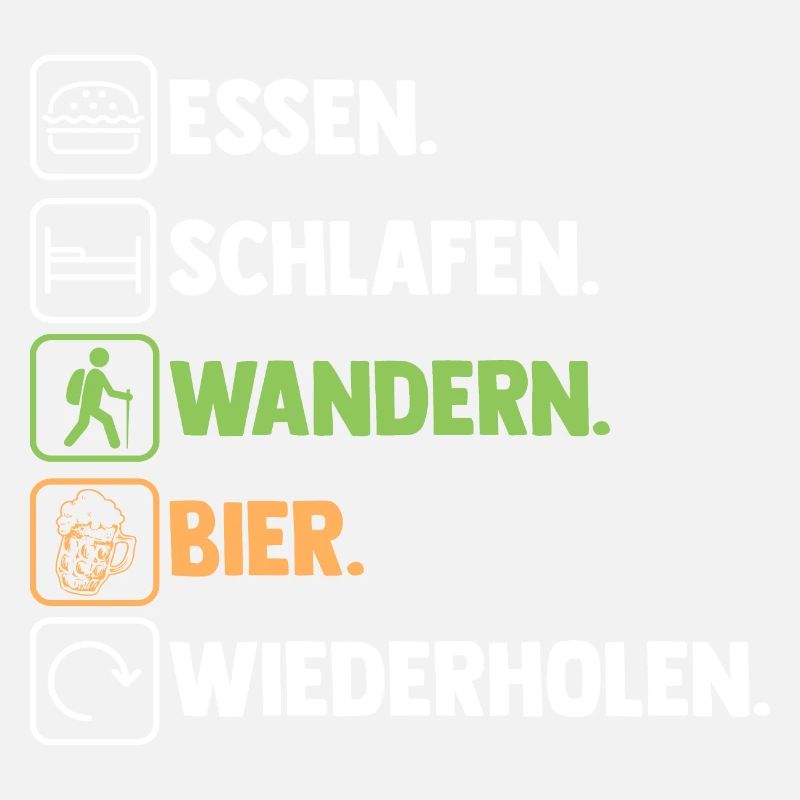 Bier Bergsteiger Wald Bergwandern Wanderer Wandern