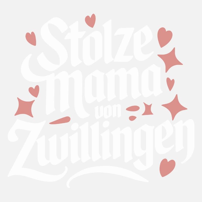 Zwillingsmama Zwillings Mutter Mama von Zwillingen