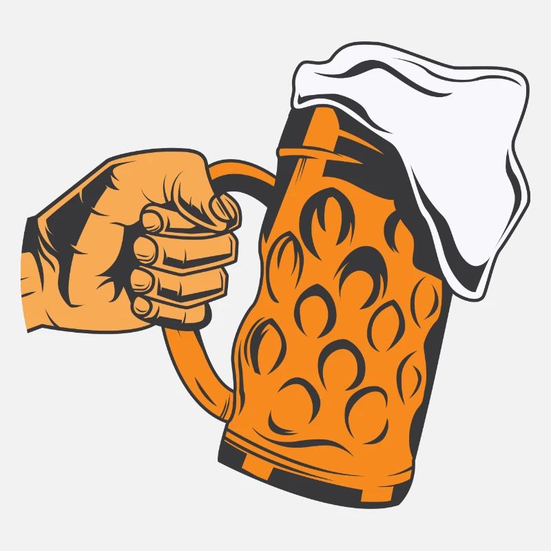 Hand with beer