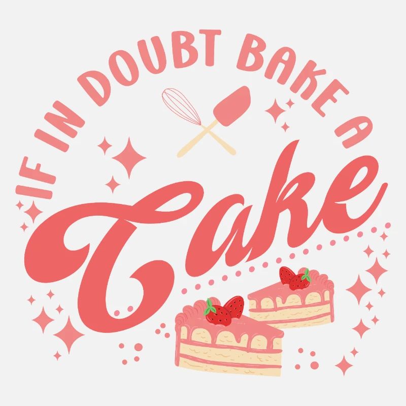 Cake Baker If In Doubt Bake A Cake Cupcake