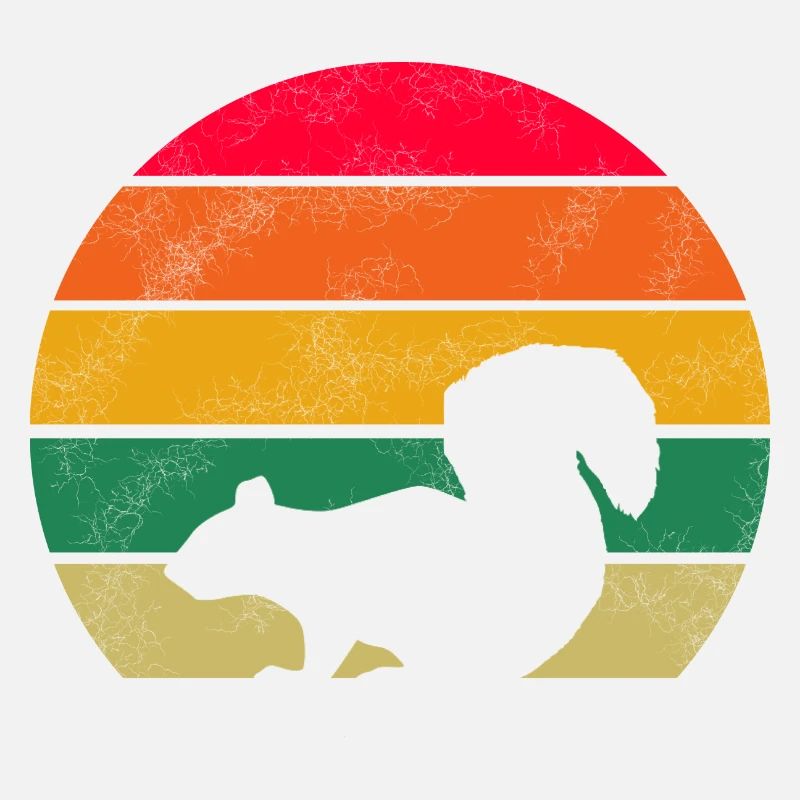 Waldbewohner Natur Tier Retro Eichhörnchen