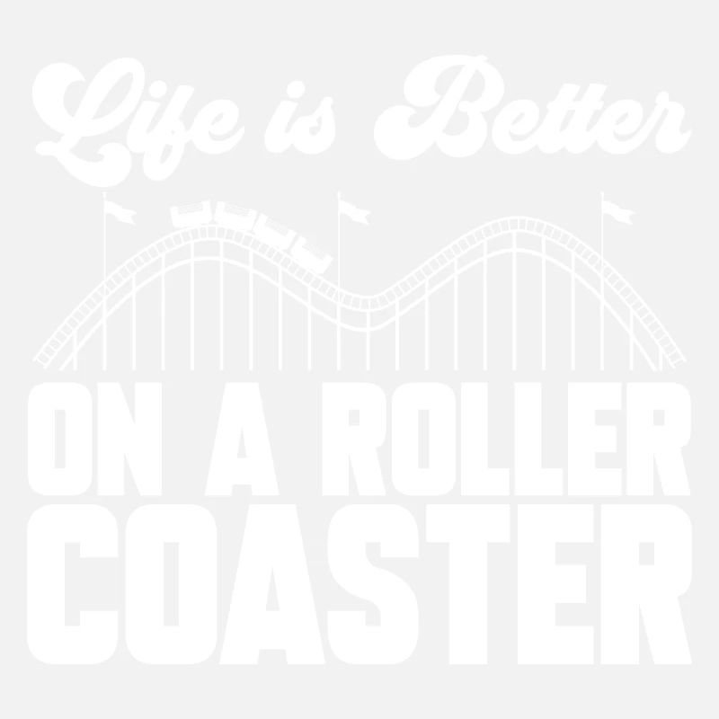 Achterbahn Rollercoaster Freizeitpark