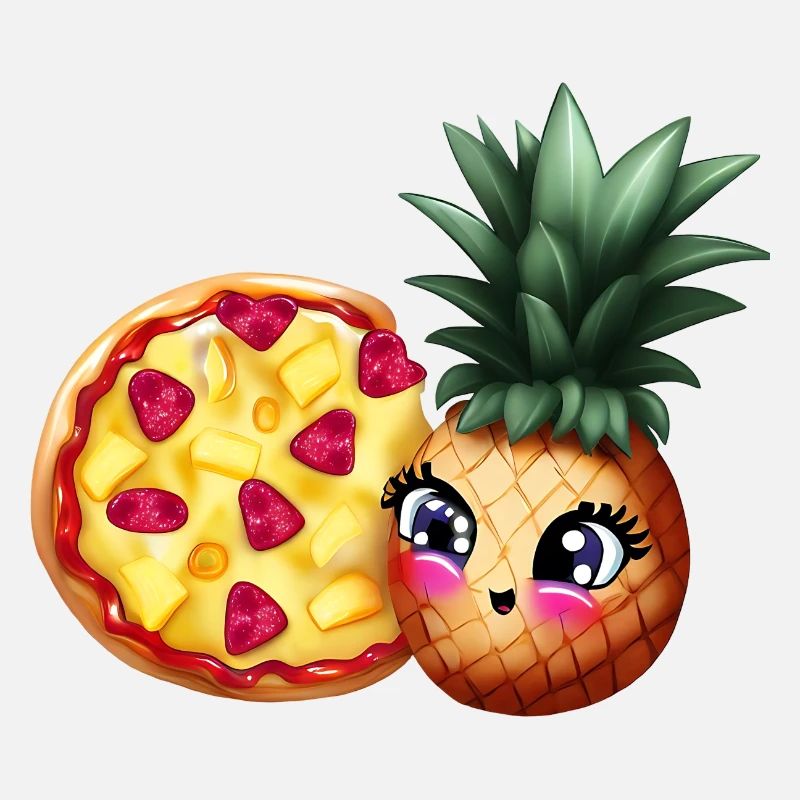 Ananas und Pizza