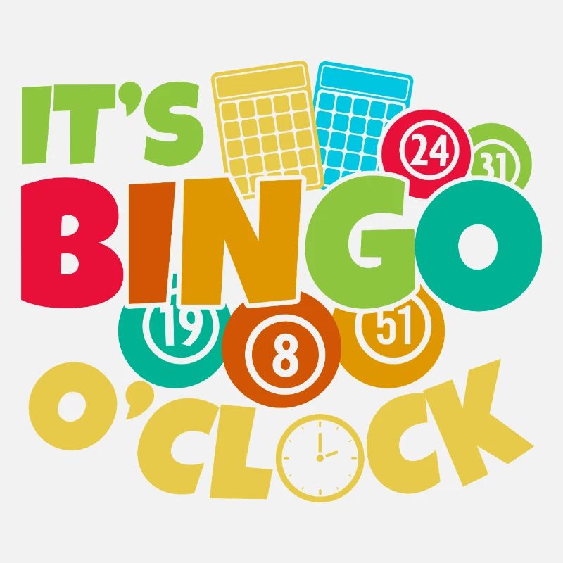 Bingo Game It´s O´Clock Bingo