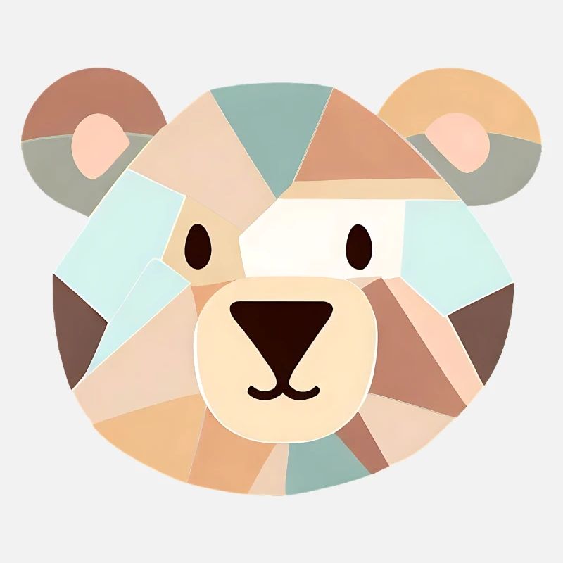 Kubistischer Bär