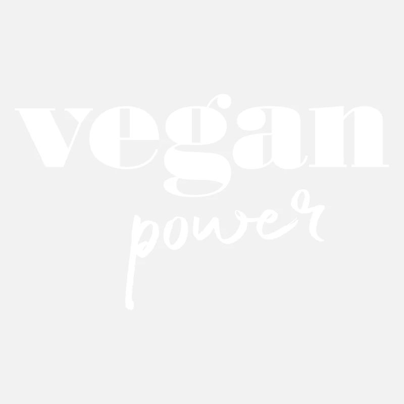 Vegan Power, Cool Typography, Slogan Quote