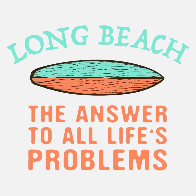 Long Beach Answer To All Life's Problems Surfing