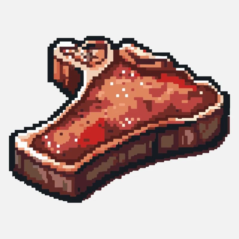 Filet de bifteck Pixel Icon