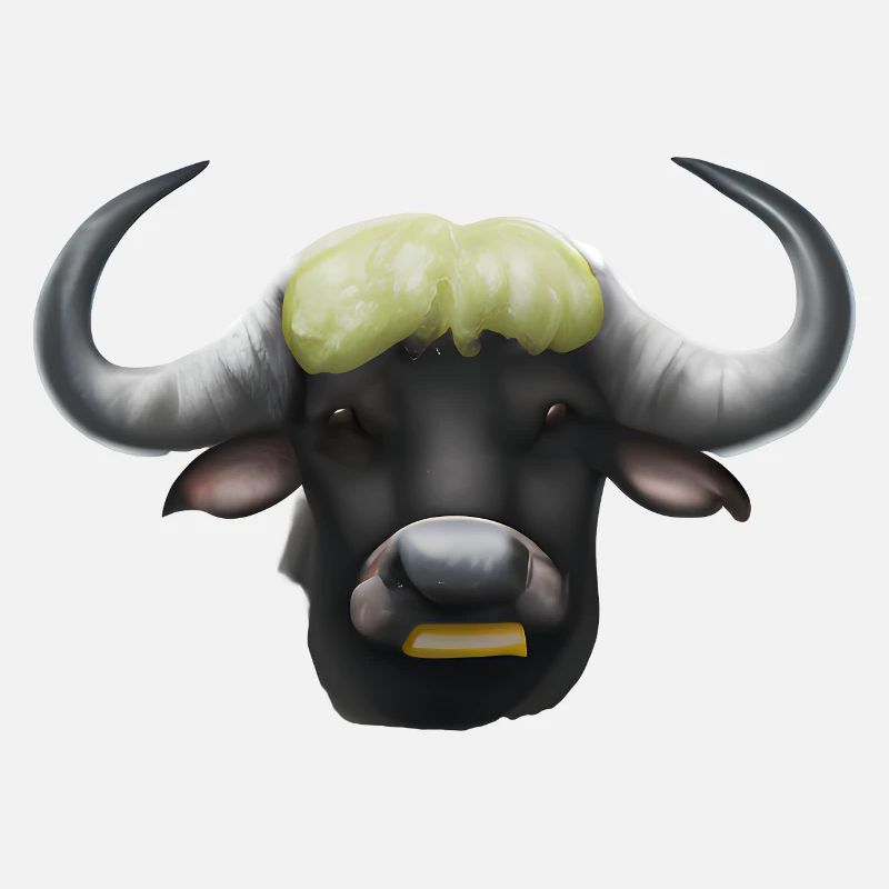 Buffle mignon dessiné
