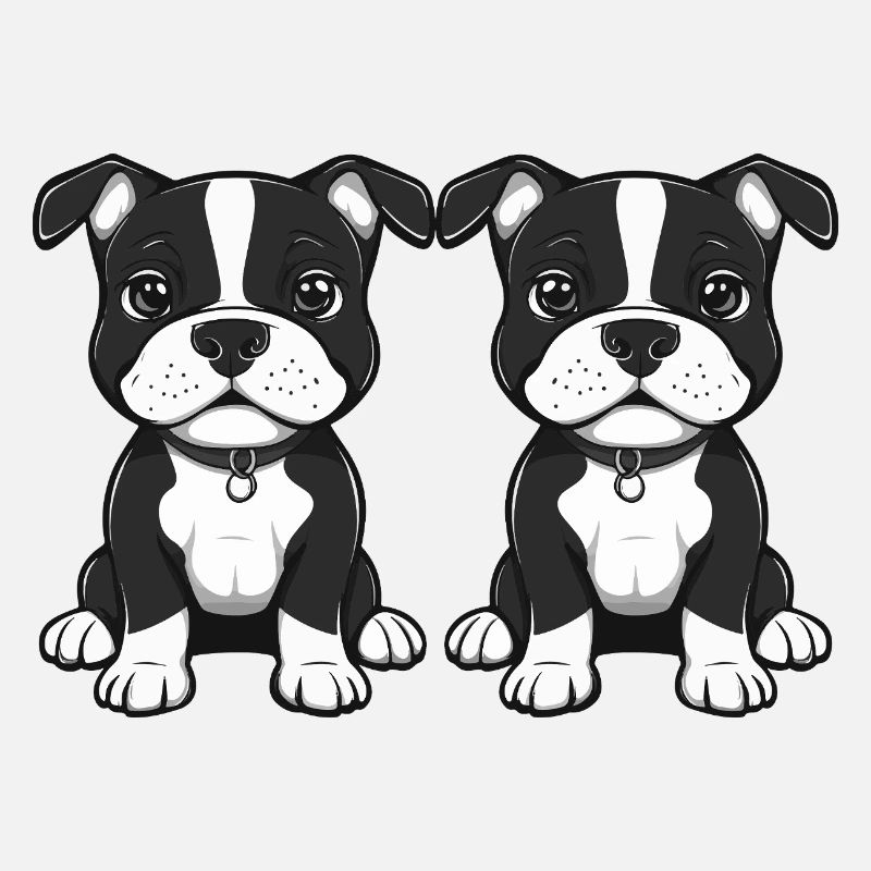Pit Terrier Dog Comic