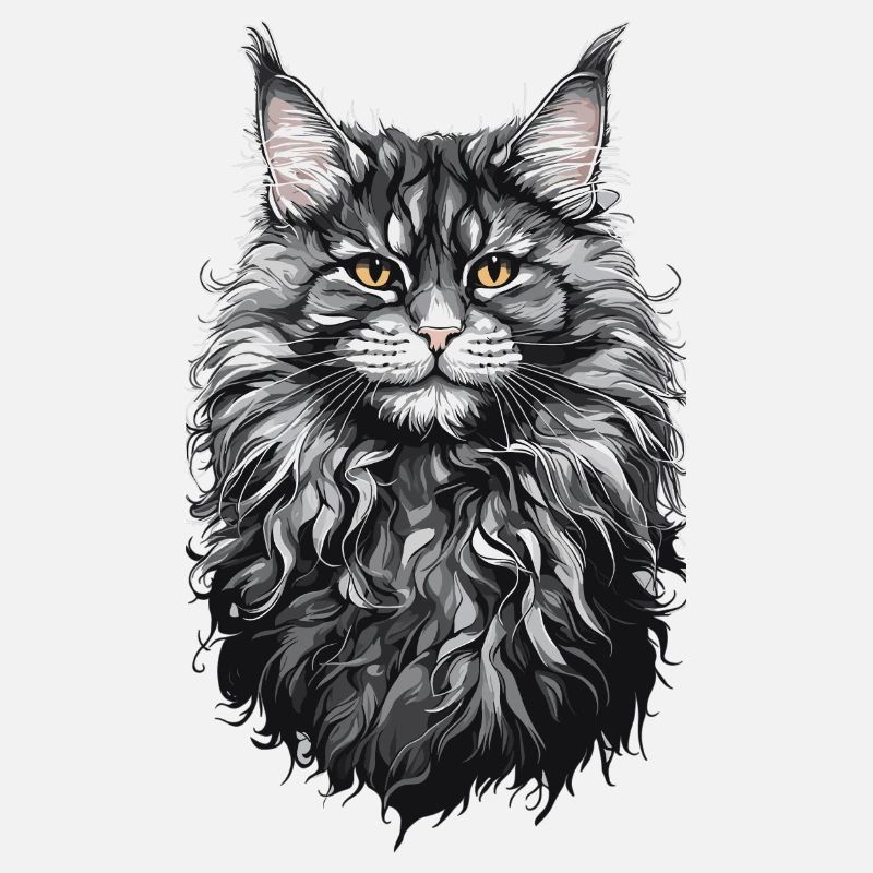 Maine Coon Cat Cat Lover Cat Design
