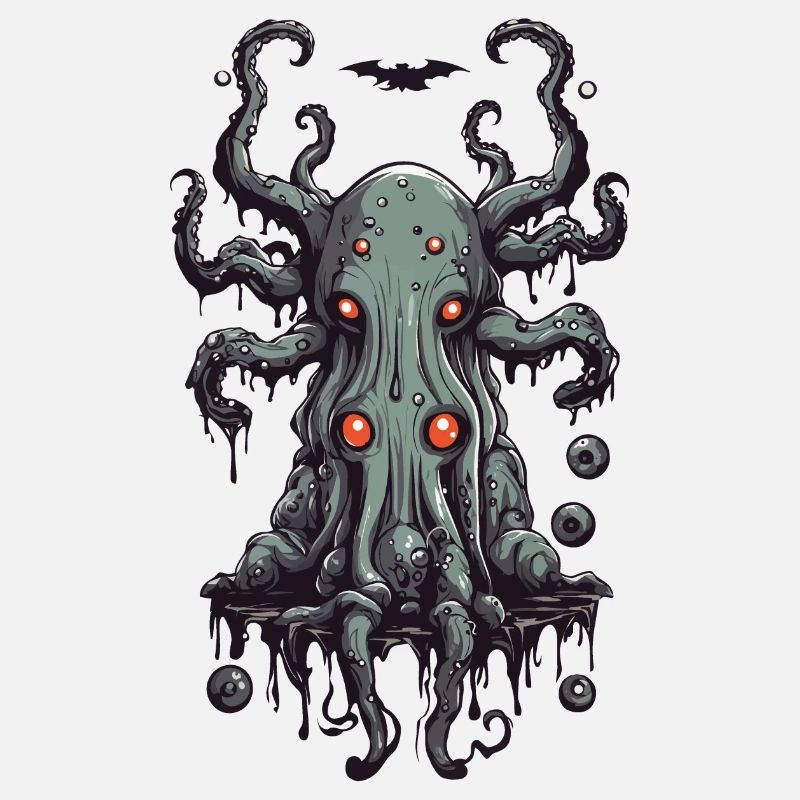 Monstre visqueux, créature mignonne de la nuit