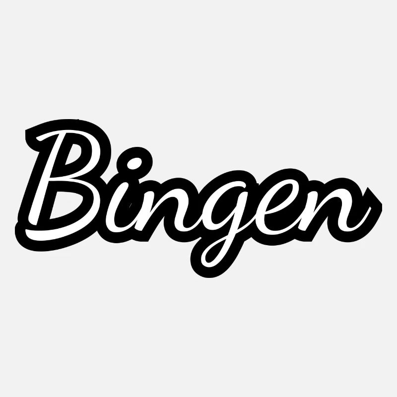 Bingen - Textdesign mit Stadtnamen