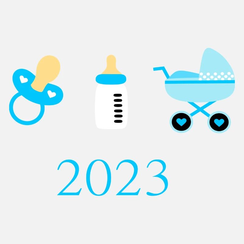 Modèle Naissance Garçon Bébé 2023 Personnalisable