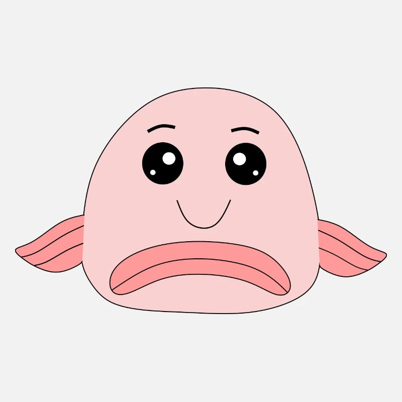 Blobfish fish comic ugly fish