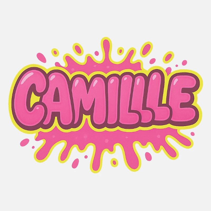 Graffiti  Camille Prénom cadeau idéal imprimable s