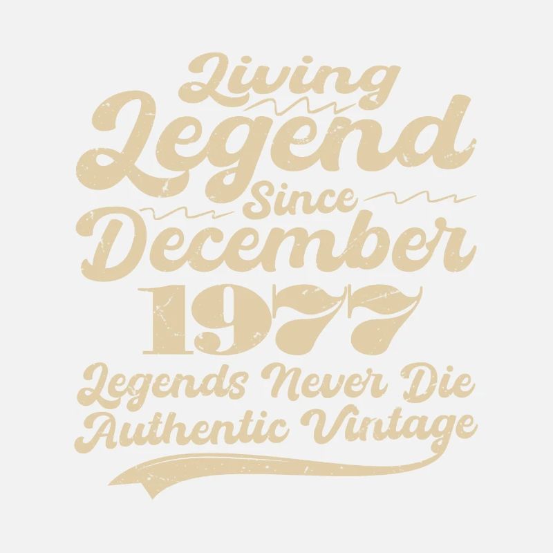 Es war einmal eine Legende. Dezember 1977 Geburts