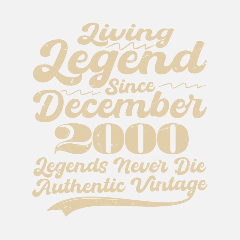 Once upon a time there was a legend. December 2000 Birth