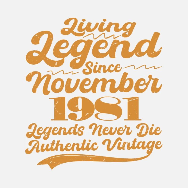 Es war einmal eine Legende. November 1981 Geburts