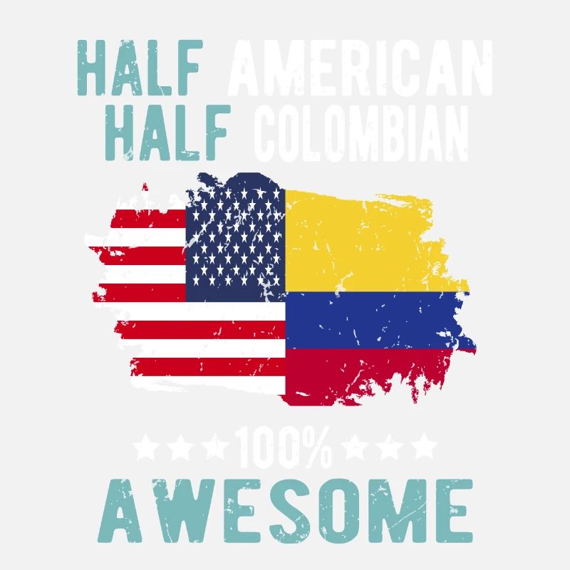 Half American Half Colombian