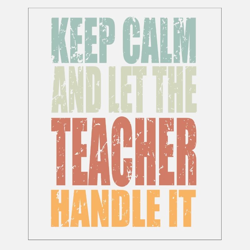 Keep Calm Lehrer Spruch Lehrer Geschenk