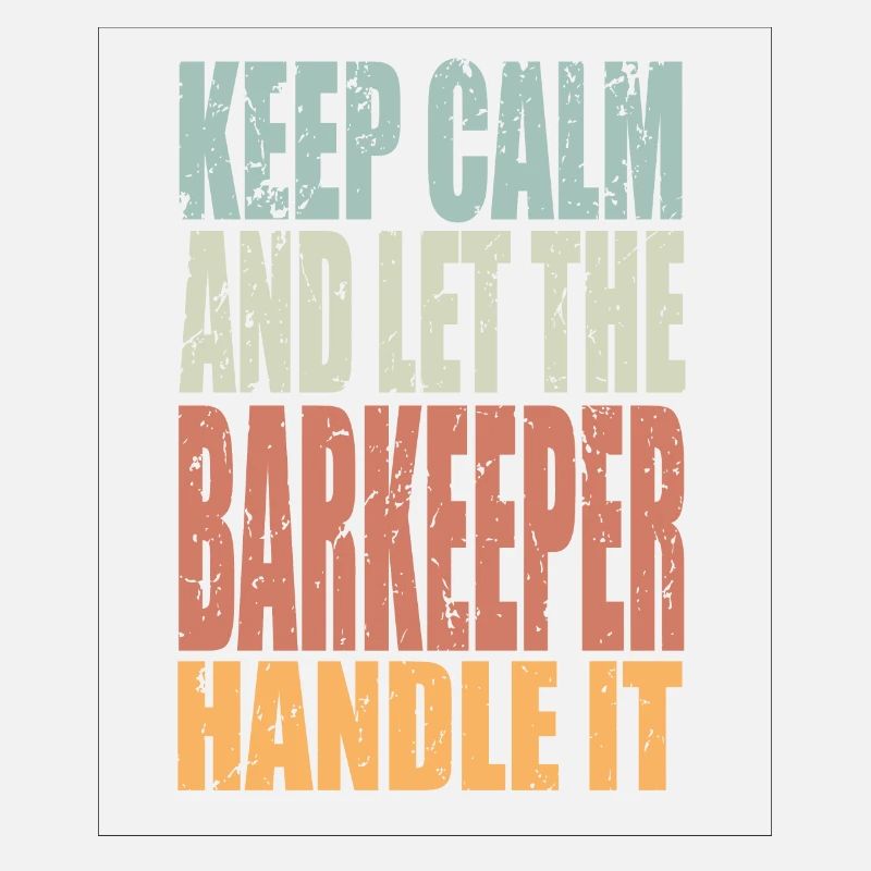 Keep Calm Barkeeper Spruch Barkeeper Geschenk