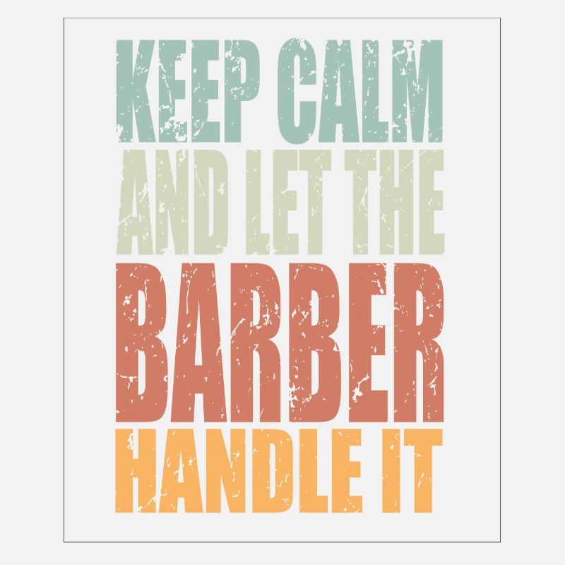 Keep Calm Barber Spruch Barber Geschenk