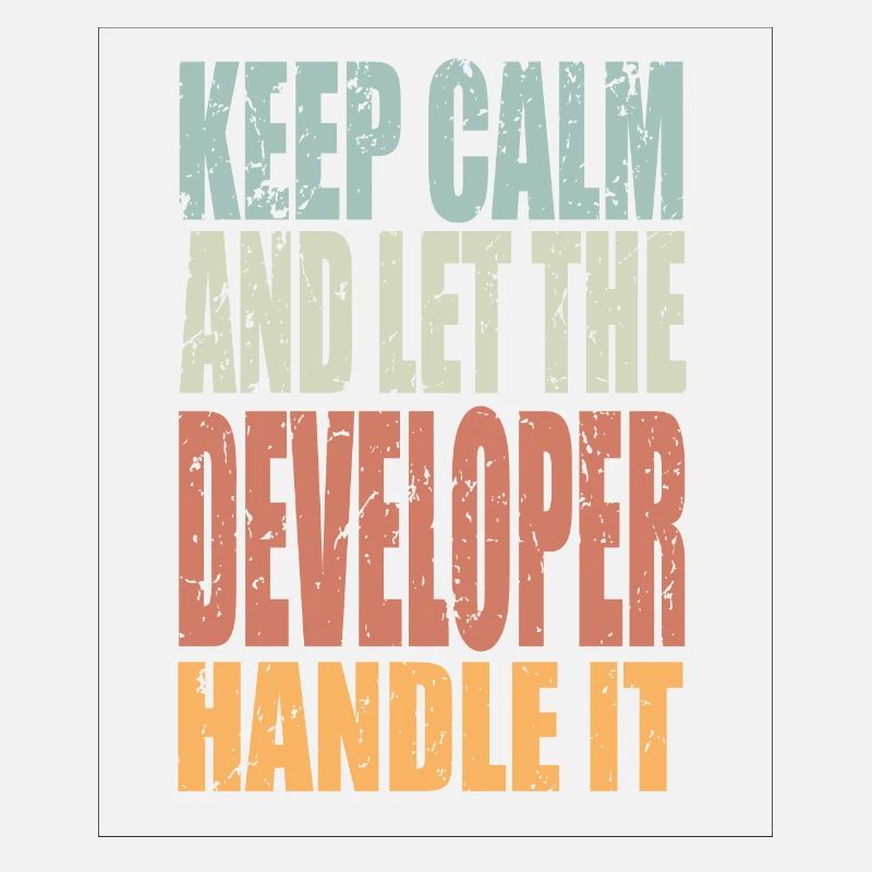 Keep Calm Developer Saying Developer Gift