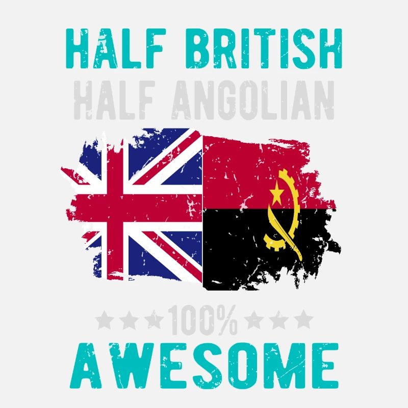 Moitié britannique moitié angolier