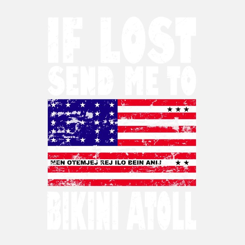 Bikini Atoll Flagge Spruch