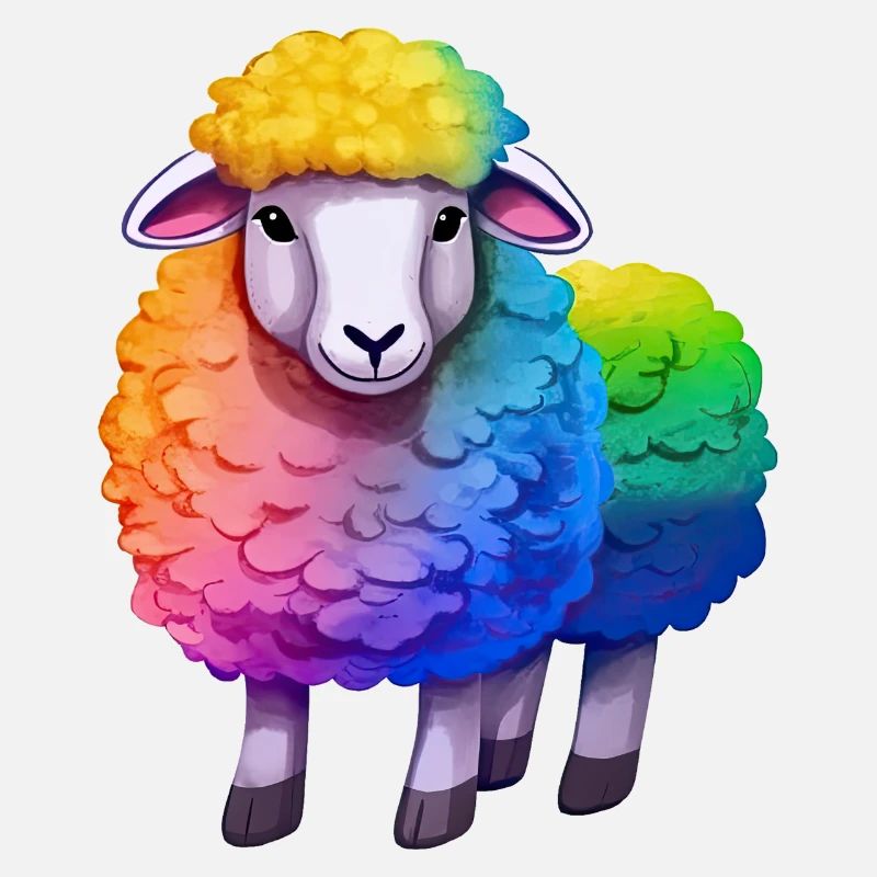 Sheep in Rainbow Coat-LGBT Pride