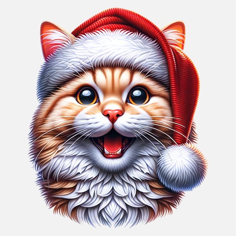Weihnachts-Katze