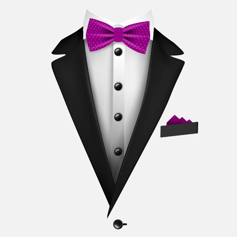 Tuxedo with a Red Bowtie For Weddings And Special