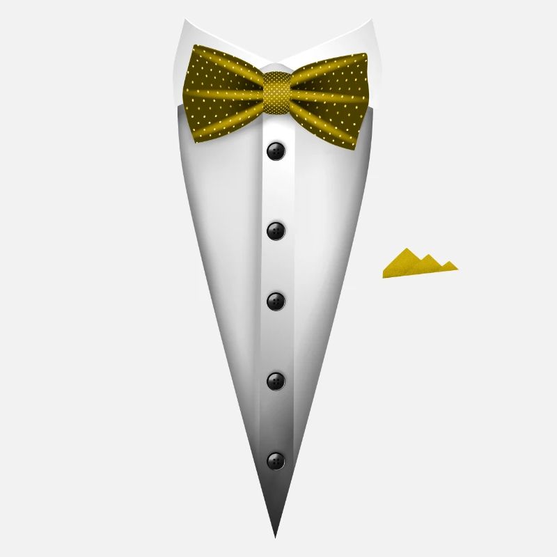 Tuxedo design with Bowtie For Weddings And