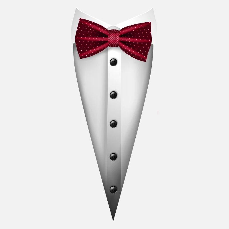 Tuxedo design with Bowtie For Weddings And