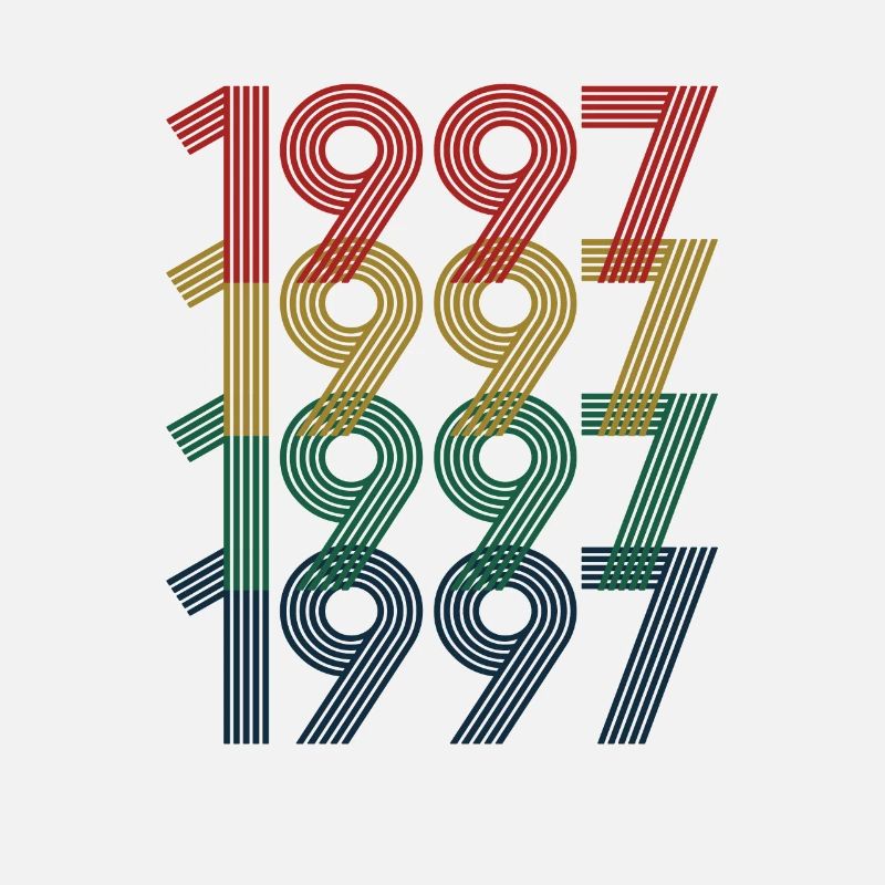 Cool Retro 1997, 25 Years Old, 25th Birthday Gift