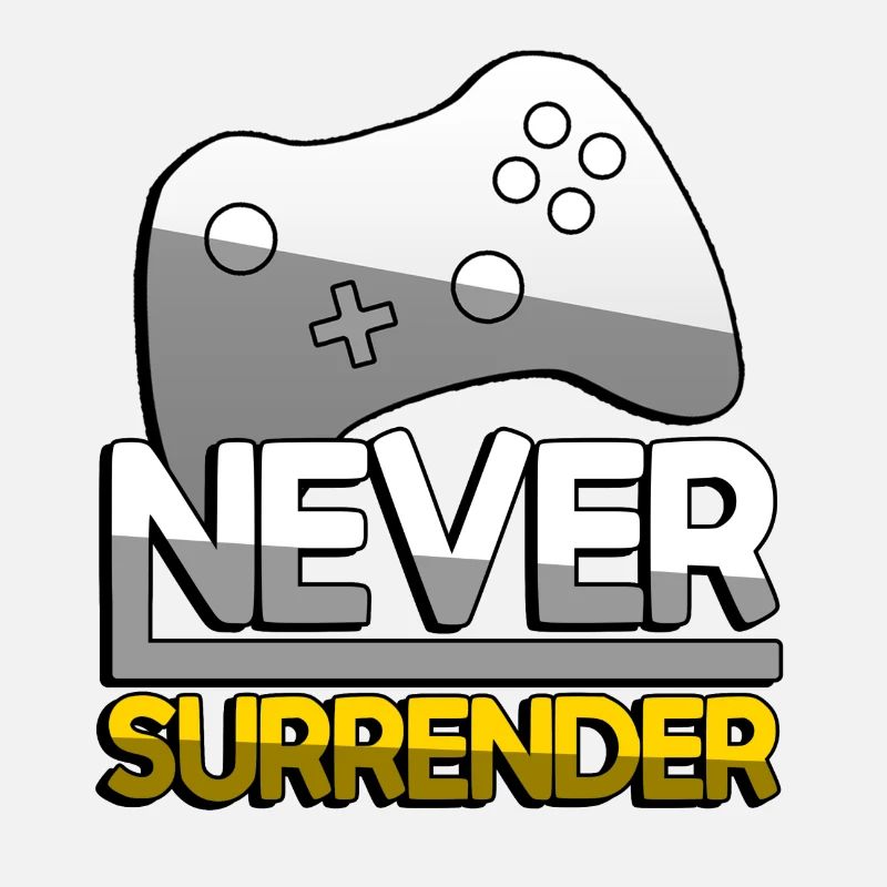 NEVER SURRENDER (Yellow) + Controller - Gaming
