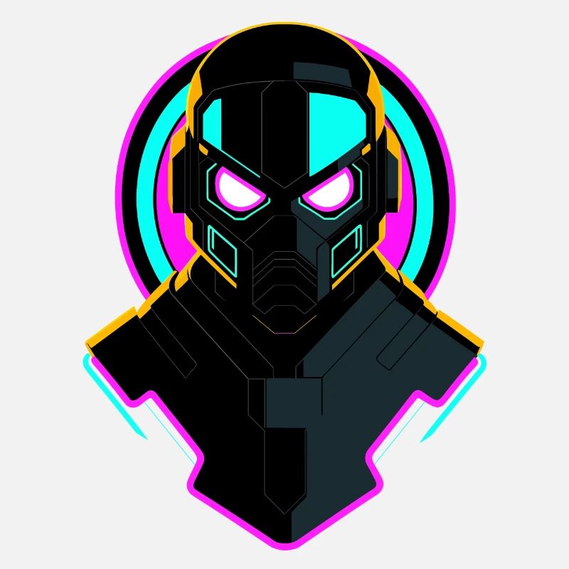 Neon Roboter