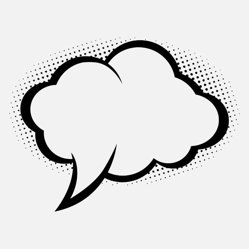 Comic speech bubble